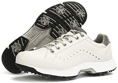ZAKEY Professional Golf Shoes Spikes for Men White Black Waterproof Golf Sneakers Outdoor Anti Slip Walking Footwear for Male 2 ZAKEY Professional Golf Shoes Spikes for Men White Black Waterproof Golf Sneakers Outdoor Anti Slip Walking Footwear for Male - Image 2