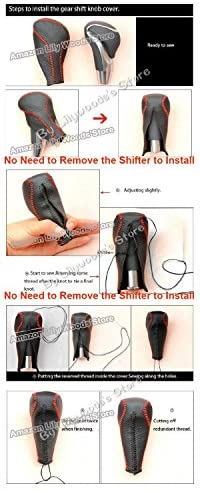 Loncky Auto Car Leather Gear Shift Knob Cover for VW Golf Jetta Passat Tiguan Touareg Beetle GLI Eos CC Golf TDI E-Golf Golf Sportwagen Jetta Hybrid Golf R Golf GTI Jetta Sportwagen Accessories 9 Loncky Auto Car Leather Gear Shift Knob Cover for VW Golf Jetta Passat Tiguan Touareg Beetle GLI Eos CC Golf TDI E-Golf Golf Sportwagen Jetta Hybrid Golf R Golf GTI Jetta Sportwagen Accessories - Image 9