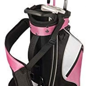 Golf Girl Junior Girls Golf Set V3 with Pink Clubs and Bag, Left Hand
