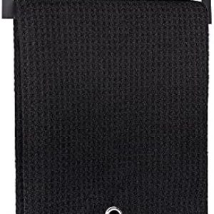 Champkey 16″ x 21″ Premium Tri-Fold Waffle Golf Towels | Superior Water Absorption and Quick Dry Golf Cleaning Towel