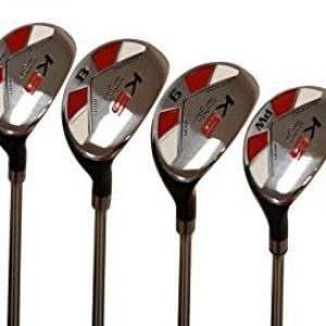 Senior Men’s Majek Golf All Hybrid Partial Set, which Includes: #6, 7, 8, 9, PW +SW Senior Flex Right Handed New Utility “A” Flex Club