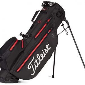 Titleist – Players 4 StaDry Golf Bag – Black/Black/Red