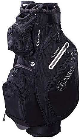 RAM Golf FX Deluxe Golf Cart Bag with 14 Way Dividers Black/Grey 2 RAM Golf FX Deluxe Golf Cart Bag with 14 Way Dividers Black/Grey - Image 2