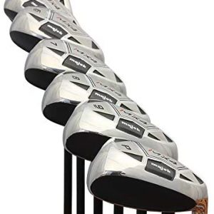 Men’s Majek MX4 Hybrid Iron Set, which Includes: #4, 5, 6, 7, 8, 9, PW Senior Flex Right Handed Utility “A” Flex Clubs