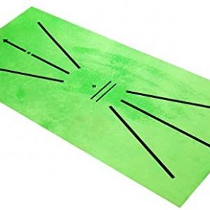 nyatek Golf Hitting Mat,Mini Golf Practice Training Mat Aid Swing Detection Batting Game, Portable Golf Training Turf Mat Gift for Home Office Outdoor Use