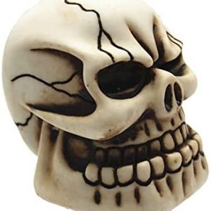 HONGHUO ZHIFU Fit for Gear Shift Knob Skull Automatic Personalized Modification Sport Lever Gear Stick Fit for Golf 7 Manual Head Lever Auto Parts (Color Name : 102Bone Color)