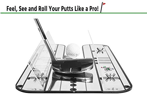Premium Golf Alignment Putting Mirror | Golf Training Aids - All in One Value Pack Golf Practice Putting Aid to Improve All Aspects of Your Putting Stroke 2 Premium Golf Alignment Putting Mirror | Golf Training Aids - All in One Value Pack Golf Practice Putting Aid to Improve All Aspects of Your Putting Stroke - Image 2
