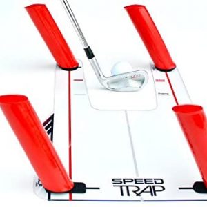 EyeLine Golf Speed Trap 1.0 – Build Confidence and Accuracy. Improve Your Swing with Slice and Hook Corrector- Swing Trainer & Path Aid, Size 12 x 18 Inches. 2018 Model. Made in USA