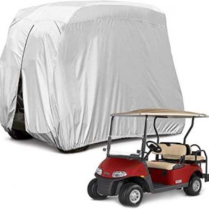 Himal 4 Passenger 400D Waterproof Sunproof Golf Cart Cover Roof 80″ L, fits EZ GO, Club Car and Yamaha, Dustproof and Durable