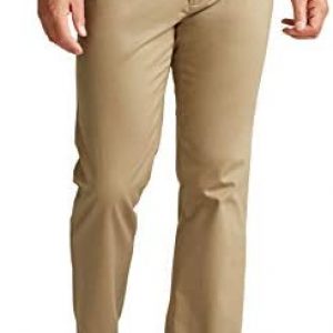 Dockers Men’s Straight Fit Signature Lux Cotton Stretch Khaki Pant