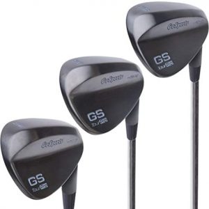 GoSports Tour Pro Golf Wedge Set – Includes 52 Gap Wedge, 56 Sand Wedge and 60 Lob Wedge in Satin or Black Finish (Right Handed)