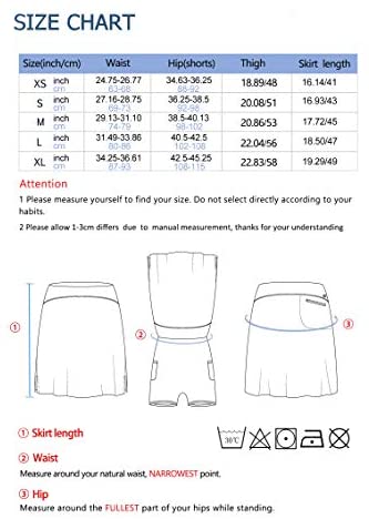 slimour Women Print Golf Skirt Travel Skirts with Pockets Swim Skirt High Waist with Shorts 6 slimour Women Print Golf Skirt Travel Skirts with Pockets Swim Skirt High Waist with Shorts - Image 6