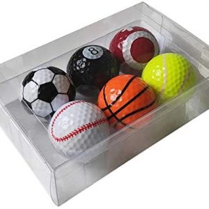 NicePro. Funny Golf Balls Novelty Practice Golf Balls, 6Pack Funny Golf Ball
