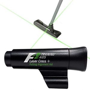 ProActive Sports F4 Laser Cross Golf Putting Alignment Training Aid – Attaches to Putter Shaft for Proper Clubface and Target Alignment