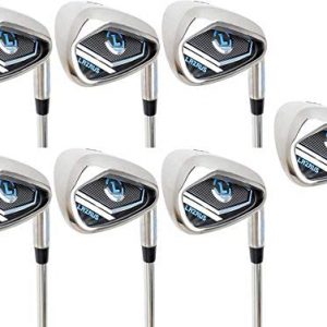 LAZRUS Premium Golf Irons Individual or Golf Irons Set for Men (4,5,6,7,8,9,PW) or Driving Irons (2&3) Right or Left Hand Steel Shaft Regular Flex Golf Clubs