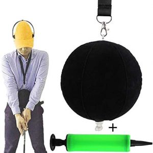 Vukayo Golf Swing Trainer Ball,Golf inflable Ball, for The Player practing Posture Correction Training