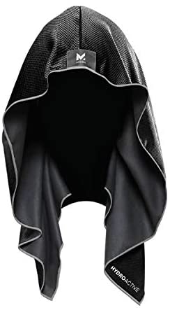 Mission Cooling Hoodie Towel- Hood Towel, Evaporative Cool Technology, Cools Instantly when Wet, UPF 50 Sun Protection, Contours Your Head to Stay in Place, Great for Sports, Fitness, Gym- Black 2 Mission Cooling Hoodie Towel- Hood Towel, Evaporative Cool Technology, Cools Instantly when Wet, UPF 50 Sun Protection, Contours Your Head to Stay in Place, Great for Sports, Fitness, Gym- Black - Image 2