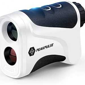 PEAKPULSE Golf Laser Rangefinder with Flag Acquisition, Pulse Vibration and Fast Focus System, Perfect for Choosing The Right Club. 6X Magnification.