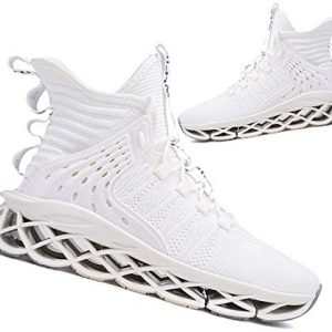 Hello MrLin Men’s Running Shoes Non Slip Athletic Tennis Walking Blade Type Sneakers Hip Hop