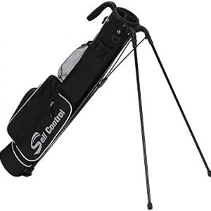 Self Control Lightweight Golf Bag with Stand & Strap, Easy to Carry Golf Club Bags, Durable Pitch and Putty Stand Bag