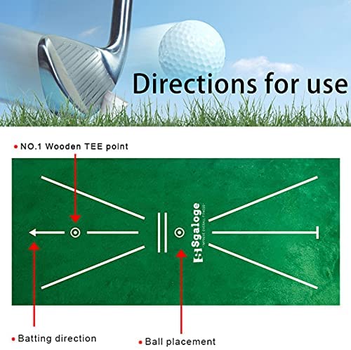 Sgaloge Golf Training Mat,Mini Portable Crystal Velvet Practice Training Aid Rug for Swing Detection Golf Hitting Putting Batting Mat for Home/Indoor/Office/Outdoor/Backyard(12" X 24") 4 Sgaloge Golf Training Mat,Mini Portable Crystal Velvet Practice Training Aid Rug for Swing Detection Golf Hitting Putting Batting Mat for Home/Indoor/Office/Outdoor/Backyard(12" X 24") - Image 4