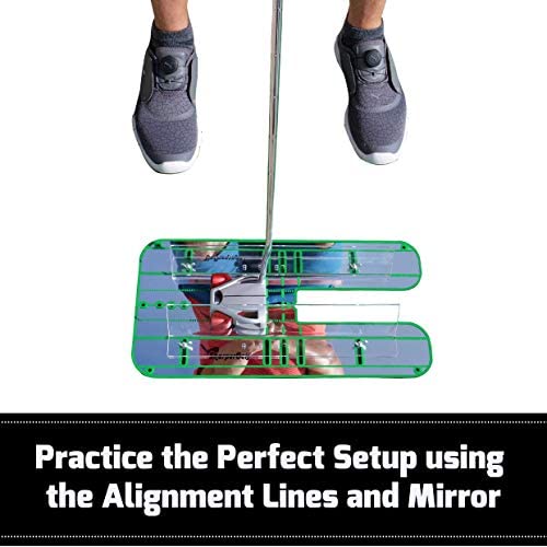 SharperGolf Premium Guide Rails Putting Mirror Large 9.25" x 17.5" Putt Swing Alignment Trainer, Portable Training Aid, Practice Equipment, Eye Path and Starting Line Trainer 5 SharperGolf Premium Guide Rails Putting Mirror Large 9.25" x 17.5" Putt Swing Alignment Trainer, Portable Training Aid, Practice Equipment, Eye Path and Starting Line Trainer - Image 5