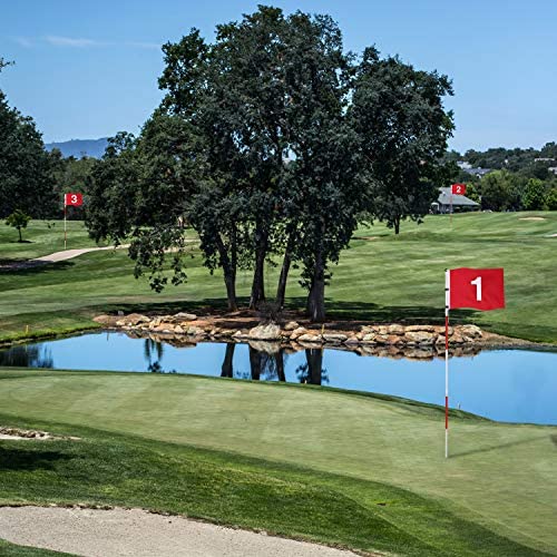 KINGTOP Golf Flagsticks Pro, Putting Green Flags Hole Cup Set, All 6 Feet, Golf Pin Flags for Driving Range Backyard, Portable 5-Section Design 8 KINGTOP Golf Flagsticks Pro, Putting Green Flags Hole Cup Set, All 6 Feet, Golf Pin Flags for Driving Range Backyard, Portable 5-Section Design - Image 8