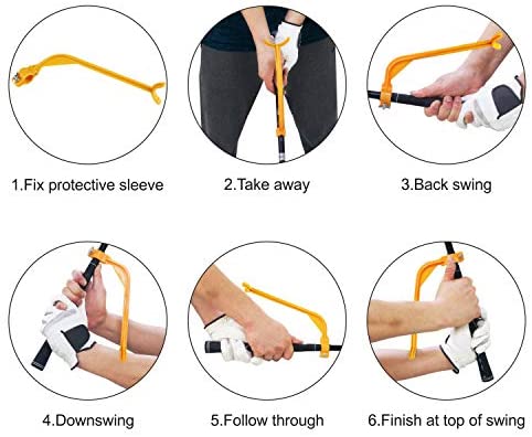 KISEER 2 Pcs Golf Training Aids Swing Correcting Trainer Tool Golf Accessories 4 KISEER 2 Pcs Golf Training Aids Swing Correcting Trainer Tool Golf Accessories - Image 4