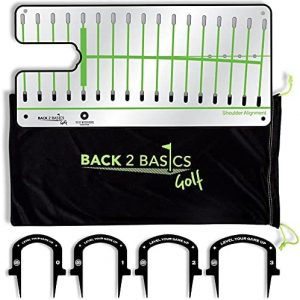 Pro Path Golf Putting Mirror – Portable Golf Training Aid – Swing Trainer Alignment Mirrors – Golfing Accessories Indoors Outdoors – Golf Training Equipment –