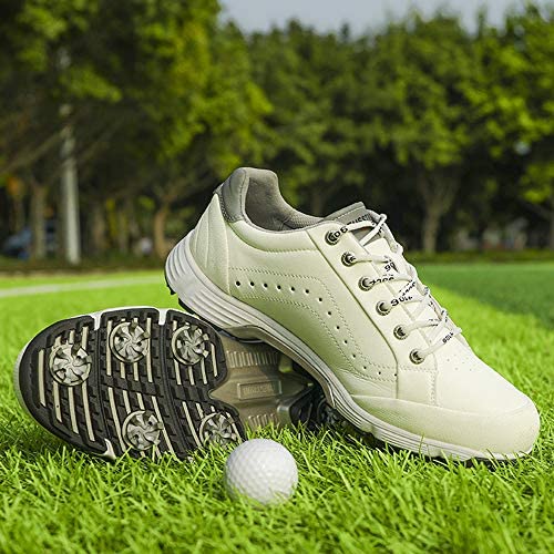 ZAKEY Professional Golf Shoes Spikes for Men White Black Waterproof Golf Sneakers Outdoor Anti Slip Walking Footwear for Male 8 ZAKEY Professional Golf Shoes Spikes for Men White Black Waterproof Golf Sneakers Outdoor Anti Slip Walking Footwear for Male - Image 8