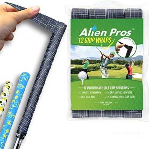 Alien Pros Golf Grip Wrapping Tapes – Innovative Golf Club Grip Solution – Enjoy a Fresh New Grip Feel in Less Than 1 Minute