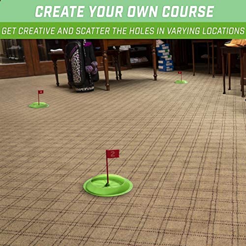 GoSports Pure Putt Challenge Mini Golf Game - Build Your Own Course at Home, The Office or On The Green - Includes 9 Holes, 4 Balls, Dry-Erase Scorecard & Rules 6 GoSports Pure Putt Challenge Mini Golf Game - Build Your Own Course at Home, The Office or On The Green - Includes 9 Holes, 4 Balls, Dry-Erase Scorecard & Rules - Image 6