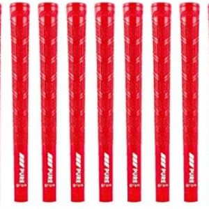Pure Grips Midsize DTX Red 13 Piece Golf Grip Bundle (