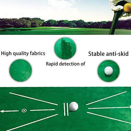 Sgaloge Golf Training Mat,Mini Portable Crystal Velvet Practice Training Aid Rug for Swing Detection Golf Hitting Putting Batting Mat for Home/Indoor/Office/Outdoor/Backyard(12" X 24") 5 Sgaloge Golf Training Mat,Mini Portable Crystal Velvet Practice Training Aid Rug for Swing Detection Golf Hitting Putting Batting Mat for Home/Indoor/Office/Outdoor/Backyard(12" X 24") - Image 5