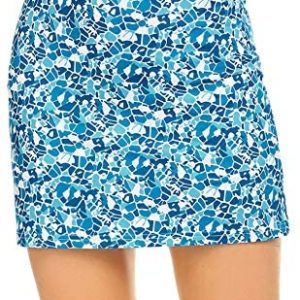 Ekouaer Women’s Skorts Pleated Cute Skirts with Pocket Solid Color Sports Shorts