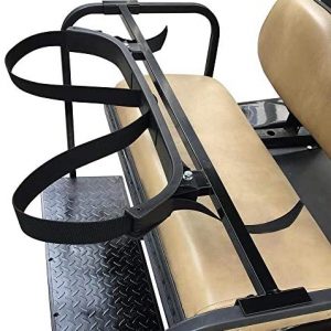sthus Universal Golf Bag Holder Bracket Attachment Cart Rear Seat for EZGO Club Car Yamaha US