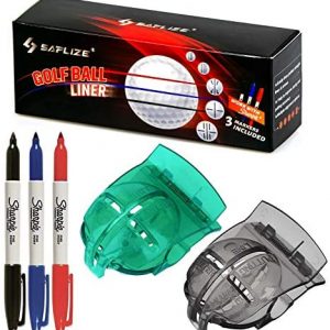 SAPLIZE Golf Ball Marker Alignment Kit, Four Options Available (Only Kit A/B/C with 3 Sharpie Marker Pens), Golf Accessories