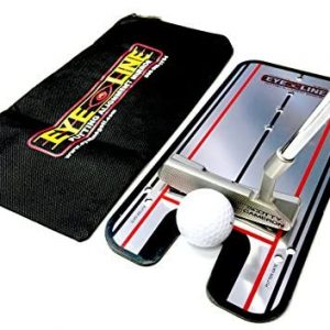 EyeLine Golf Putting Alignment Mirror, Portable Practice Putting Trainer, Mirror Size 12 x 6 Inches, As Seen on PGA Tour, Made in USA. Use Outdoors or on Indoor Putting mat