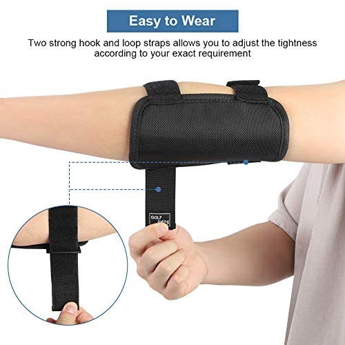 Golf Swing Training Aid, Straight Arm Golf Swing Elbow Trainer with TIK-Tok Sound Notifications for Golf Beginner to Correct Elbow Posture 4 Golf Swing Training Aid, Straight Arm Golf Swing Elbow Trainer with TIK-Tok Sound Notifications for Golf Beginner to Correct Elbow Posture - Image 4