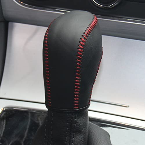 Loncky Auto Car Leather Gear Shift Knob Cover for VW Golf Jetta Passat Tiguan Touareg Beetle GLI Eos CC Golf TDI E-Golf Golf Sportwagen Jetta Hybrid Golf R Golf GTI Jetta Sportwagen Accessories 5 Loncky Auto Car Leather Gear Shift Knob Cover for VW Golf Jetta Passat Tiguan Touareg Beetle GLI Eos CC Golf TDI E-Golf Golf Sportwagen Jetta Hybrid Golf R Golf GTI Jetta Sportwagen Accessories - Image 5