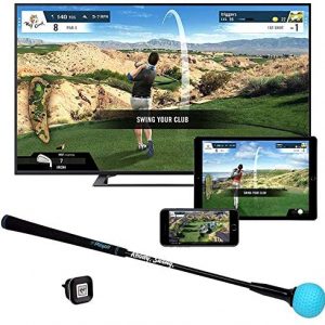 Phigolf Mobile and Home Smart Golf Game Simulator with Swing Stick – WGT Edition