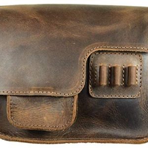 Hide & Drink, Leather Golf Pouch, Shoulder Bag, Ball & Tees Organizer, Sports & Outdoors Accessories, Handmade Includes 101 Year Warranty :: Bourbon Brown