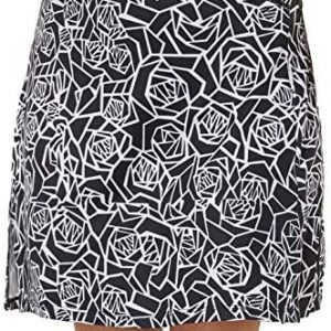 slimour Women Print Golf Skirt Travel Skirts with Pockets Swim Skirt High Waist with Shorts