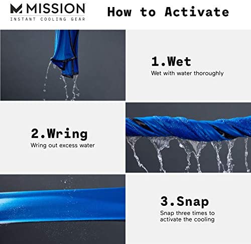 Mission Cooling Hoodie Towel- Hood Towel, Evaporative Cool Technology, Cools Instantly when Wet, UPF 50 Sun Protection, Contours Your Head to Stay in Place, Great for Sports, Fitness, Gym- Black 5 Mission Cooling Hoodie Towel- Hood Towel, Evaporative Cool Technology, Cools Instantly when Wet, UPF 50 Sun Protection, Contours Your Head to Stay in Place, Great for Sports, Fitness, Gym- Black - Image 5
