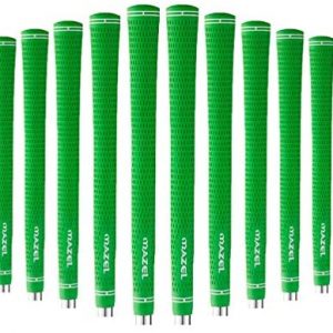 MAZEL Rubber Golf Grip Set of 10 or 1 Pcs – Midsize/Large Non-Slip Performance All-Weather Golf Club Grip for Driver,Chipper,Iron,Hybrid