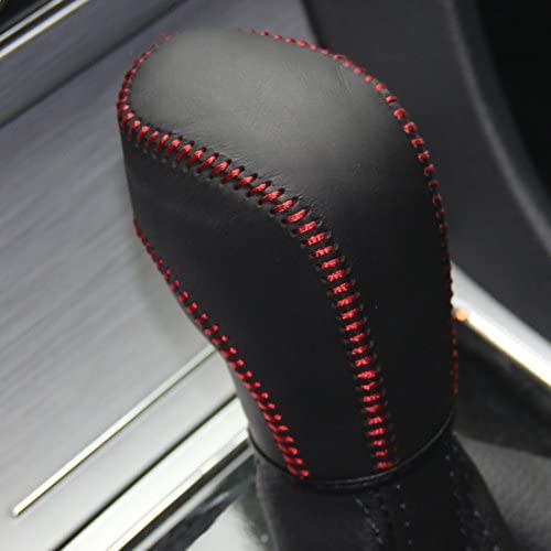 Loncky Auto Car Leather Gear Shift Knob Cover for VW Golf Jetta Passat Tiguan Touareg Beetle GLI Eos CC Golf TDI E-Golf Golf Sportwagen Jetta Hybrid Golf R Golf GTI Jetta Sportwagen Accessories 4 Loncky Auto Car Leather Gear Shift Knob Cover for VW Golf Jetta Passat Tiguan Touareg Beetle GLI Eos CC Golf TDI E-Golf Golf Sportwagen Jetta Hybrid Golf R Golf GTI Jetta Sportwagen Accessories - Image 4