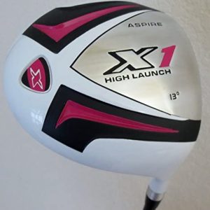 Ladies Complete Golf Club Set Driver, Fairway Wood, Hybrid, Irons, Putter & Womens Bag Pink