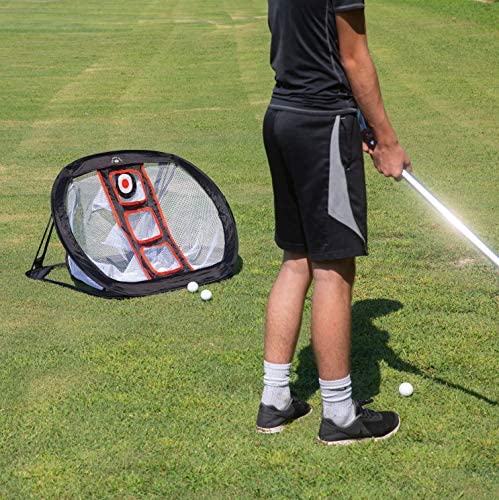 Golf Chipping Net with 12 Foam Practice Balls - Collapsible Golfing Target for Indoor/Outdoor Use - Portable Training Aid to Practice in Backyard or Office | Improve Accuracy and Challenge Friends 3 Golf Chipping Net with 12 Foam Practice Balls - Collapsible Golfing Target for Indoor/Outdoor Use - Portable Training Aid to Practice in Backyard or Office | Improve Accuracy and Challenge Friends - Image 3