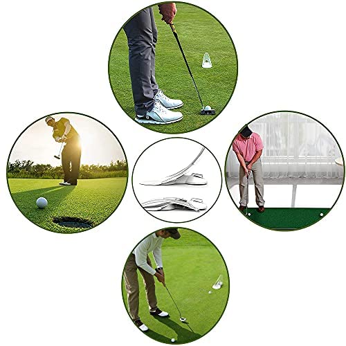 Pressure Putt Trainer,Foldable Golf Putting Training Aid Tool for Indoor and Outdoor Golf Putting Practice 7 Pressure Putt Trainer,Foldable Golf Putting Training Aid Tool for Indoor and Outdoor Golf Putting Practice - Image 7