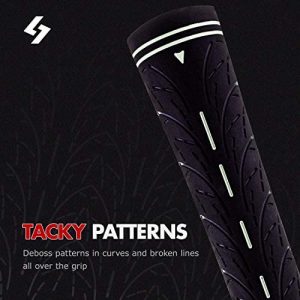 SAPLIZE Golf Grips Standard/Midsize 13 Grips with 15 Tapes or 13 Grips with Full Regripping Kit Anti-Slip Rubber Golf Club Grips